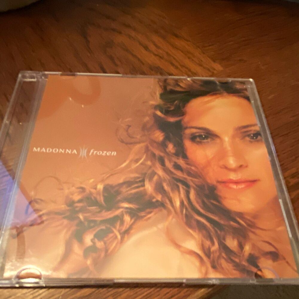 Madonna Frozen CD Single Standard Jewel Case Clear Color Music Release Title